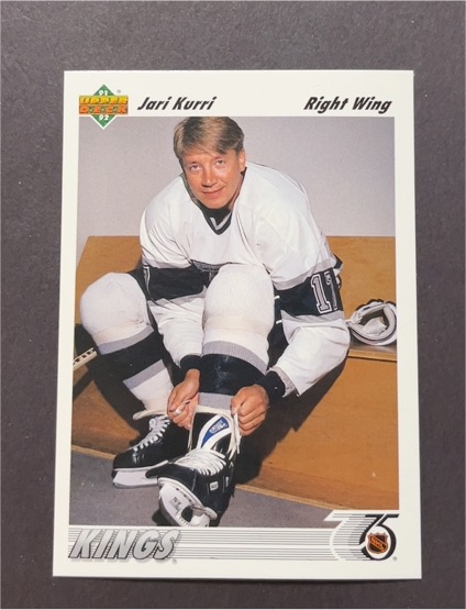 1991-92 Upper Deck #366 Jari Kurri — front