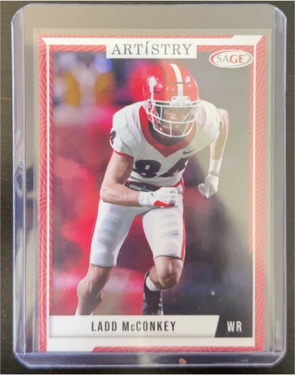 2024 SAGE Artistry #28 Ladd McConkey — front