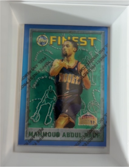 1995-96 Topps Finest #182 Mahmoud Abdul-Rauf — front