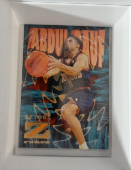 1996-97 SkyBox Z-Force #22 Mahmoud Abdul-Rauf — front