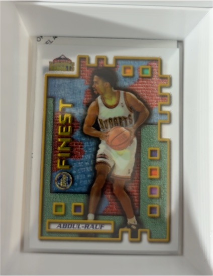 1995-96 Topps Finest #M33 Mahmoud Abdul-Rauf Mystery — front