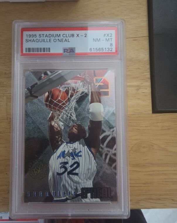 1995 Stadium Club X-2 #X2 Shaquille O'Neal — front
