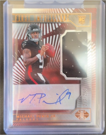 2024 Panini Illusions First Impressions #101 Michael Penix Jr — front