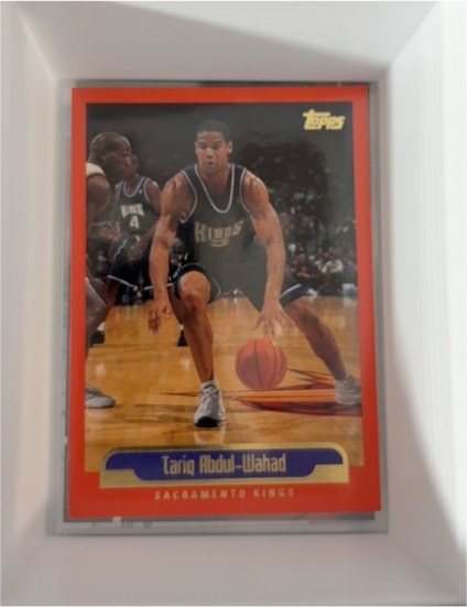 1999-00 Topps #21 Tariq Abdul-Wahad — front