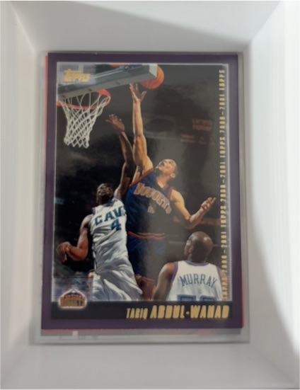 2000-01 Topps #35 Tariq Abdul-Wahad — front