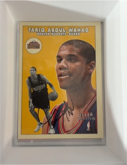 2000-01 Fleer Tradition #126 Tariq Abdul-Wahad — front