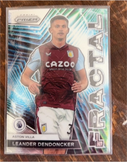 2022-23 Panini Prizm Premier League #17 Leander Dendoncker Fractal — front
