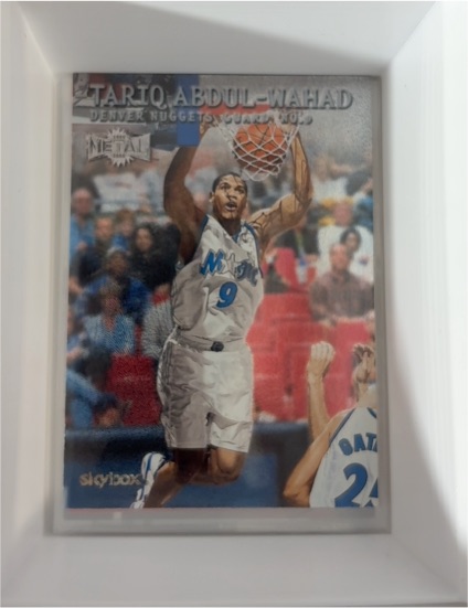 1999-00 Skybox Metal #109 Tariq Abdul-Wahad — front