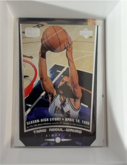 1998 Upper Deck #130 Tariq Abdul-Wahad — front