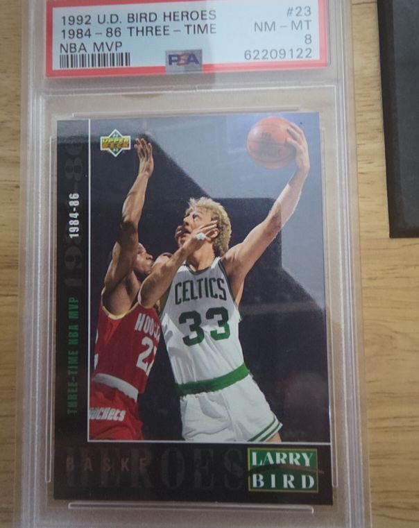 1992 Upper Deck Bird Heroes #23 Larry Bird — front