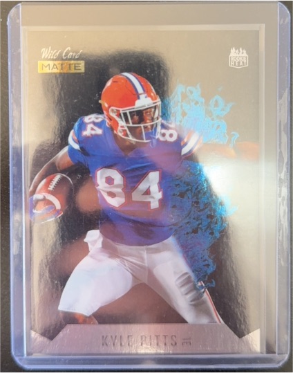 2021 Wild Card Matte Rookie Heat #MRHR-11 Kyle Pitts — front