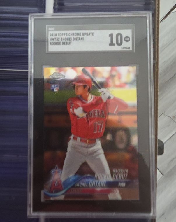 2018 Topps Chrome Update #HMT32 Shohei Ohtani Rookie Debut — front
