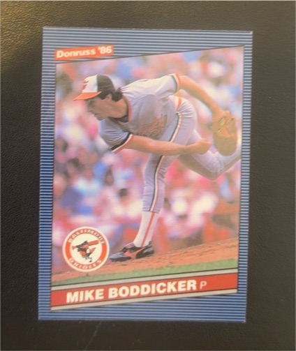 1986 Donruss #47 Mike Boddicker Baltimore Orioles — front