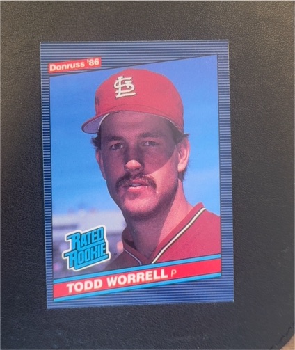 1986 Donruss #43 Todd Worrell — front