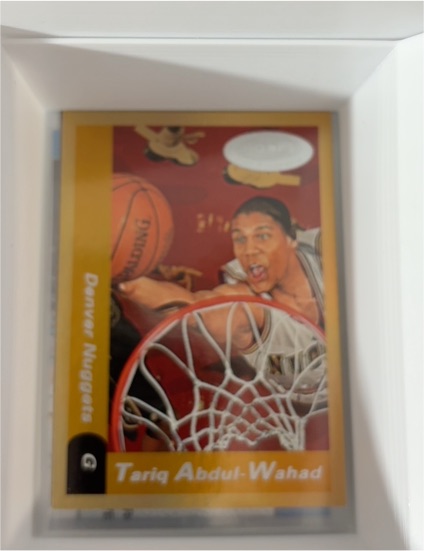 2000 Hoops Hot Prospects #66 Tariq Abdul-Wahad — front