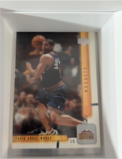 1996-97 Upper Deck #6 Tariq Abdul-Wahad — front