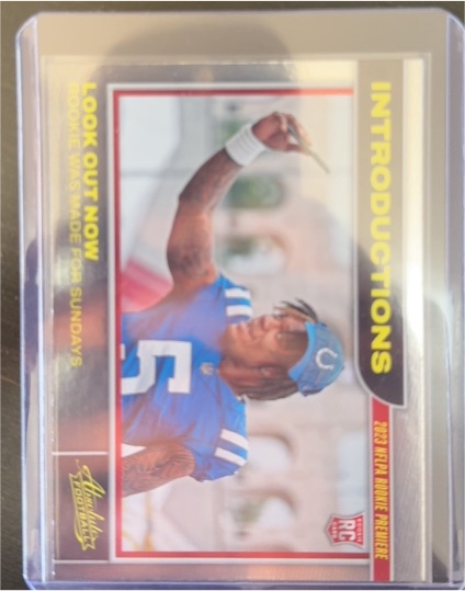 2023 Panini Absolute Introductions #15 Anthony Richardson — front