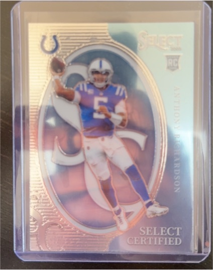 2023 Panini Select #CRO-ARI Anthony Richardson Select Certified RC Colts — front