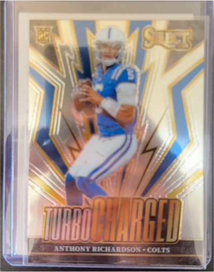 2023 Panini Select #TUR-ARI Anthony Richardson Turbo Charged — front