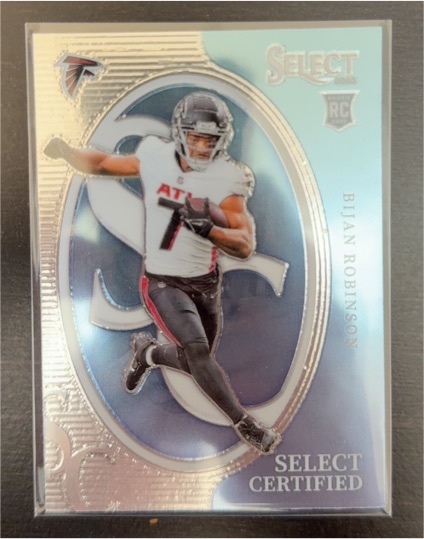 2023 Panini Select #CRO-BRO Bijan Robinson Select Certified Rookie — front