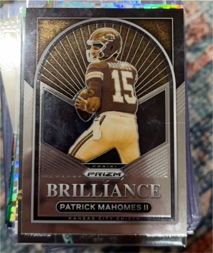 2022 Panini Prizm #B-5 Patrick Mahomes II Brilliance — front