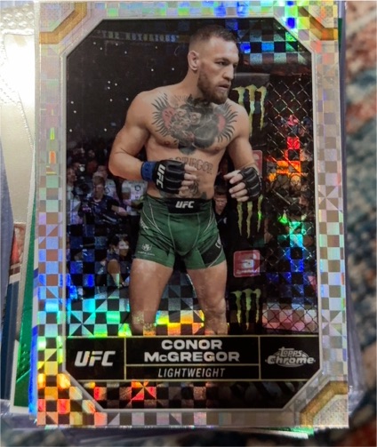 2024 Topps Chrome UFC #49 Conor McGregor X-Fractor — front