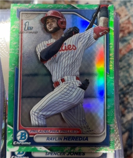 2024 Bowman Chrome #BCP-146 Raylin Heredia — front