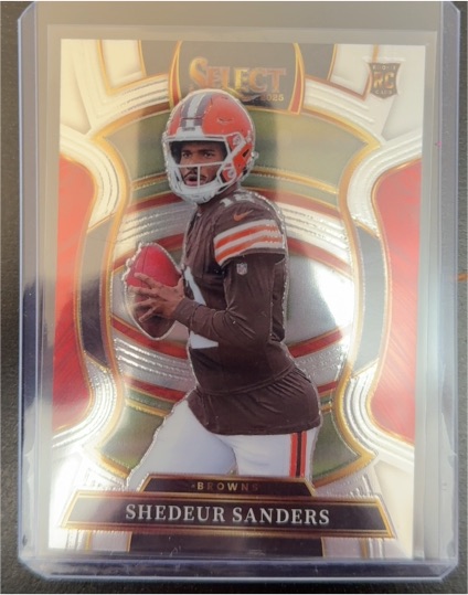 2025 Panini Select #54 Shedeur Sanders RC Concourse Cleveland Browns Rookie — front
