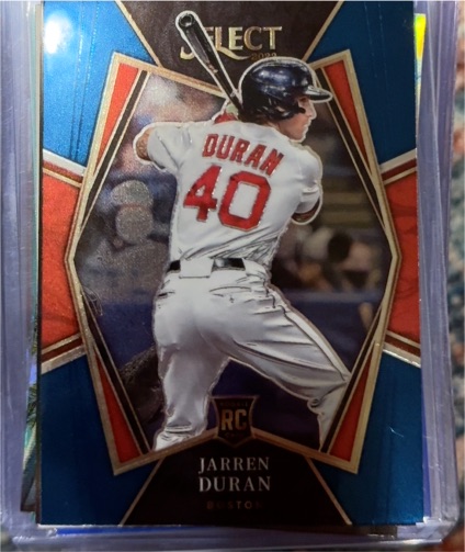 2022 Panini Select Premier Level Blue #118 Jarren Duran — front