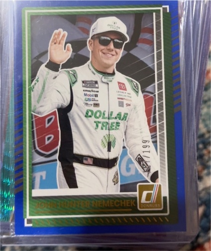 2025 Donruss Racing #50 John Hunter Nemechek — front