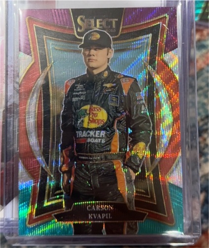 2025 Panini Select NASCAR Grandstand #99 Carson Kvapil — front