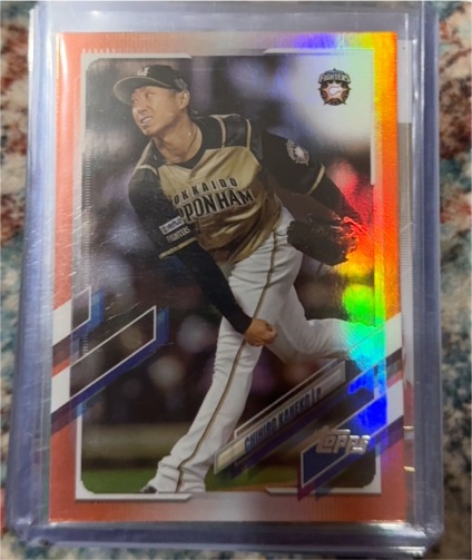 2021 Topps NPB #160 Shunta Hamanaka — front