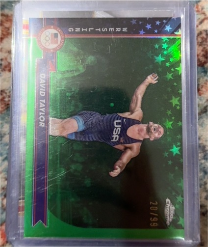 2024 Topps Chrome US Olympic & Paralympic Team and Hopefuls #39 David Taylor — front