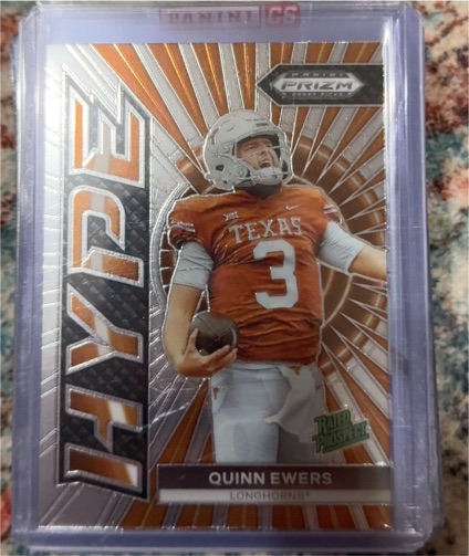 2024 Panini Prizm Draft Picks #HP-QE Quinn Ewers Hype — front