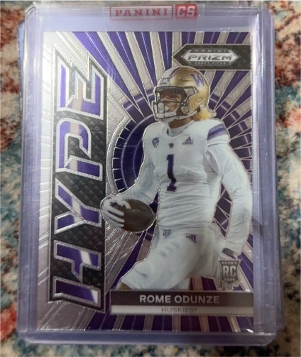 2024 Panini Prizm Draft Picks Hype #HP-RO Rome Odunze — front