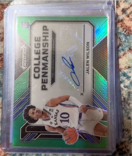 2023 Panini Prizm Draft Picks #CP-JWL Jalen Wilson — front