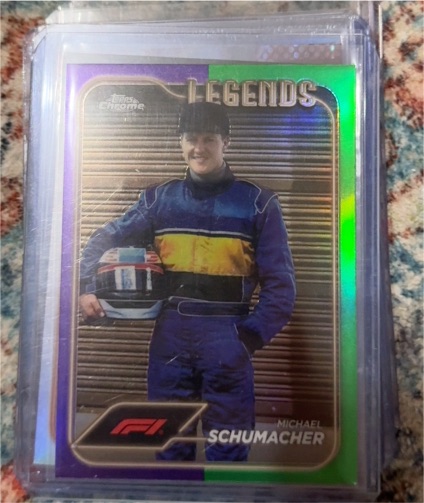 2024 Topps Chrome Formula 1 #187 Michael Schumacher — front