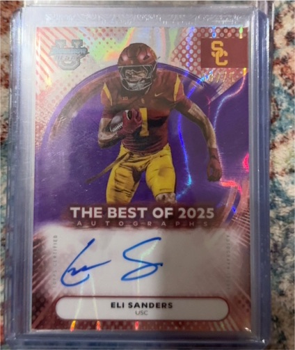 2025 Bowman University Best #BOA-ELI Eli Sanders — front