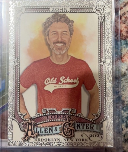 2025 Topps Allen & Ginter #287 Ethan Zohn — front