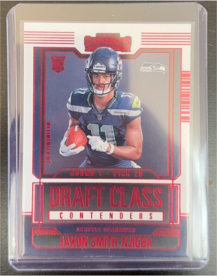2023 Panini Contenders Draft Class Contenders Red #13 Jaxon Smith-Njigba — front