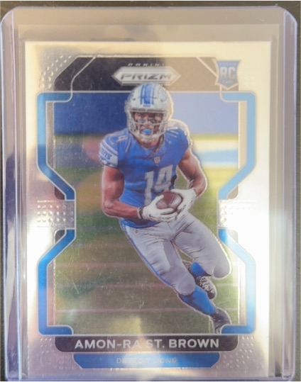2021 Panini Prizm #358 Amon-Ra St. Brown — front