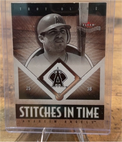 2004 Fleer Patchworks #10 ST Troy Glaus Anaheim Angels — front