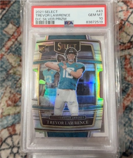 2021 Panini Select #43 Trevor Lawrence — front