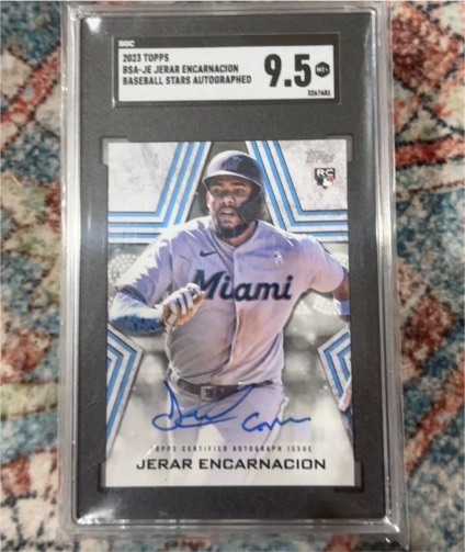 2023 Topps Series 1 Baseball Stars Autographed #BSA-JE Jerar Encarnacion — front