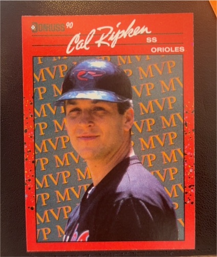 1990 Donruss #BC-18 Cal Ripken MVP — front