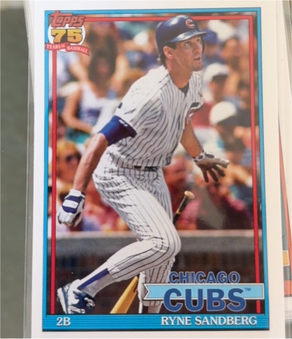 2026 Topps 75th Anniversary #T91-25 Ryne Sandberg — front