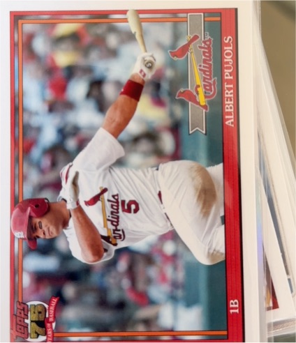 1975 Topps #5 Albert Pujols — front