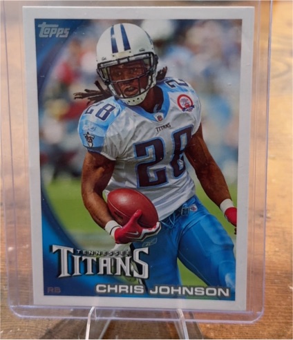 2010 Topps #40 Chris Johnson — front