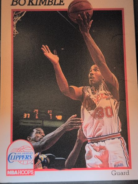 1991-92 NBA Hoops #379 Bo Kimble — front