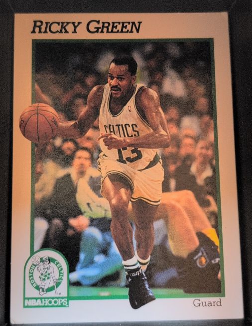 1991-92 NBA Hoops #339 Rickey Green — front